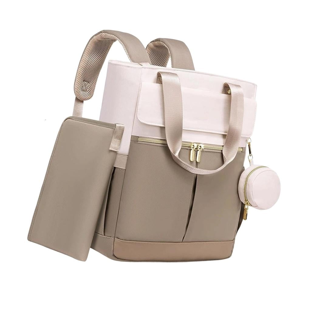 Lightweight Tear Resistant Diaper Bag With Quick Access Pockets Shoulder Strap