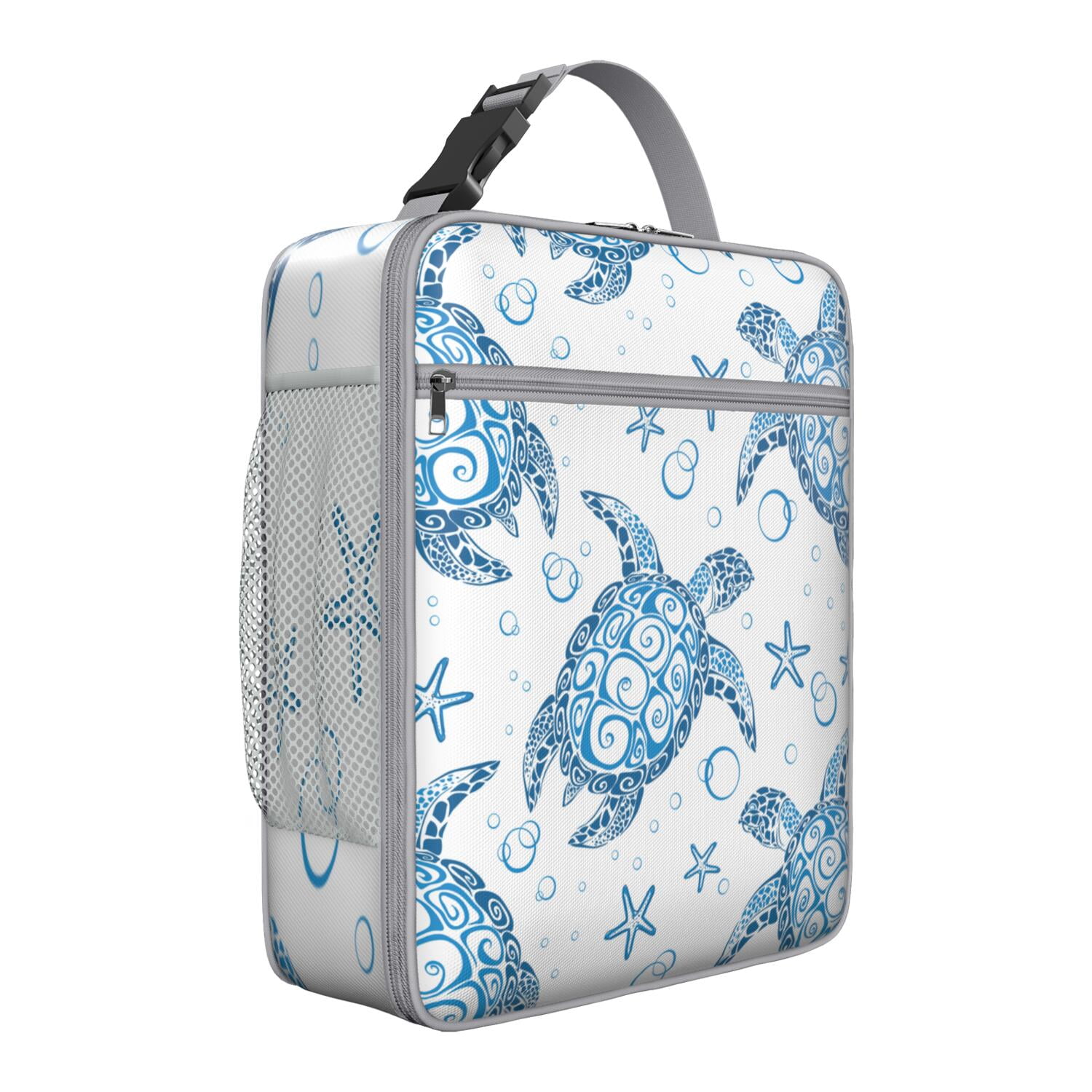 Lightweight Thermal Lunch Box Tote with Durable Zippers, Mesh Side ...