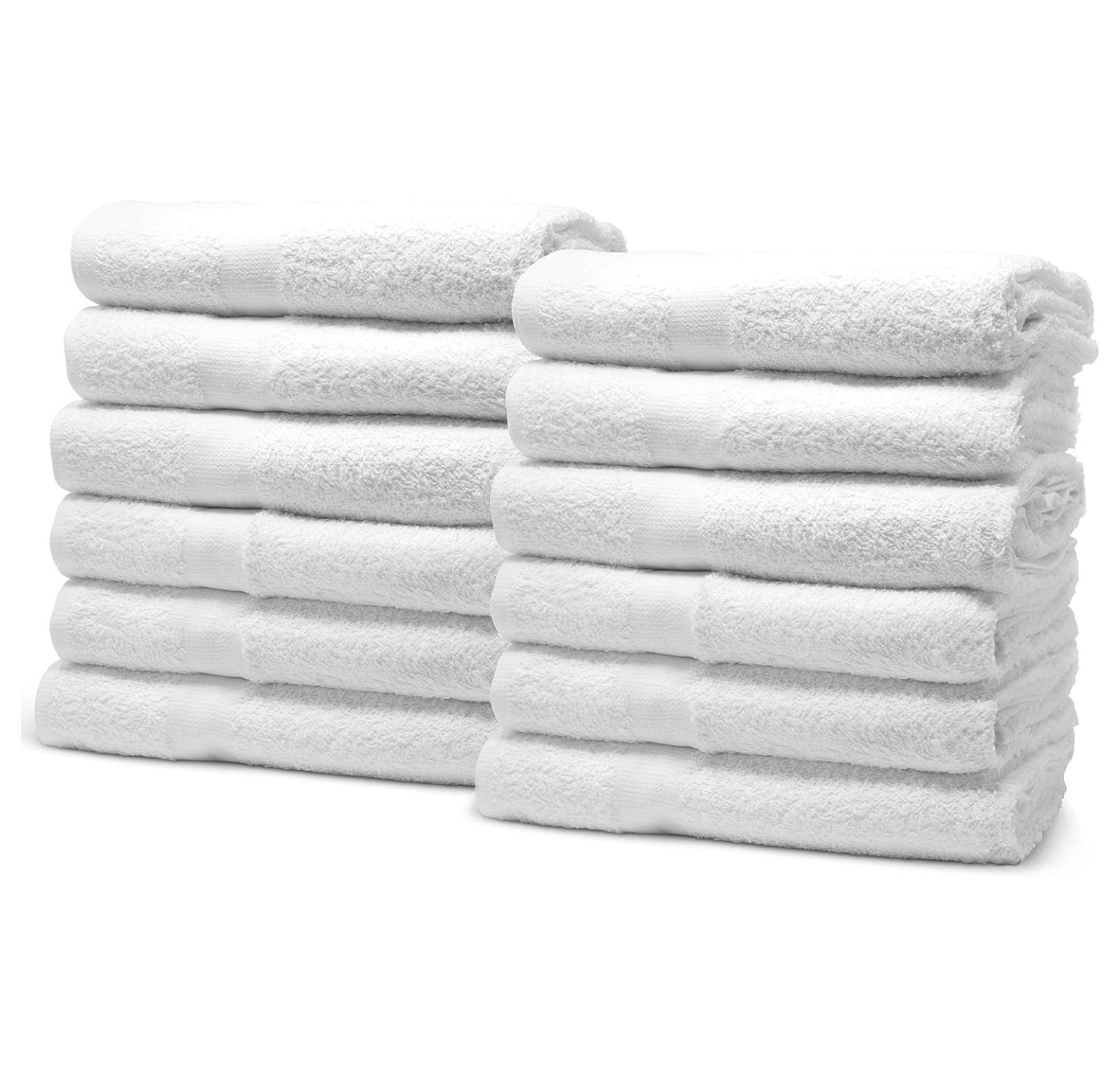 Lightweight Thin Bath Towels Set - 22 x 44 Inches 100% Cotton Towel ...