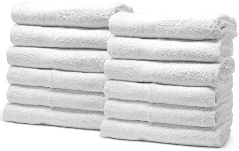 Lightweight Thin Bath Towels Set 22 x 44 Inches Cotton Absorbent