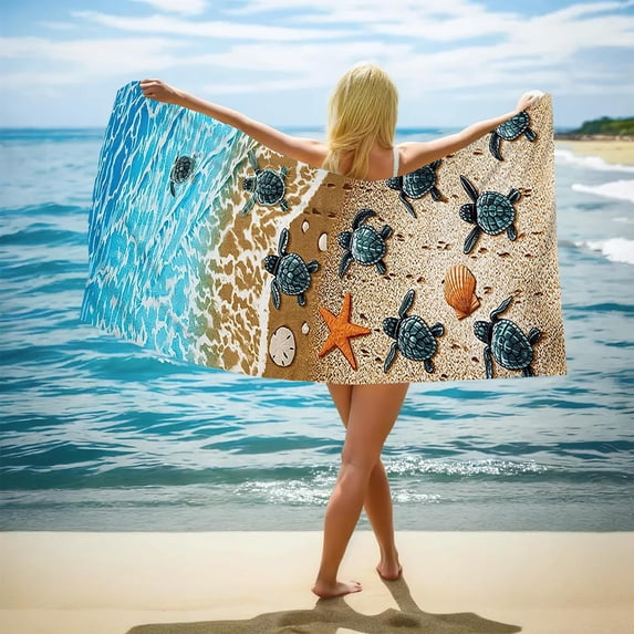 Lightweight Thin Beach Towel Oversized Big Extra Large Microfiber Sand Free Towels for Adult Dry Travel Camping Quick drying towel