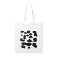 thumbnail image 1 of Lightweight Thin Tote Bags, Cow Spots Canvas Tote Bag, Small Reusable Grocery Bags for Daily Use, 1 of 9