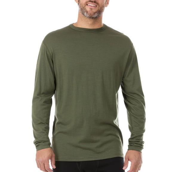 Lightweight Men's Wool Crew - 100% Merino Wool