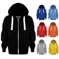 thumbnail image 1 of Lightweight Tops And Blouses Girls Zip up Hoodie Cute Long Sleeve Cat Jacket Kids Hooded Sweatshirt with Pocket Teens Fall Clothes 2025, 1 of 7