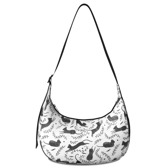 Lightweight Tote Bag for Women – Trendy & Durable, Abstract Cat Art Pattern, Minimalist Cat Design, Spacious Artistic Cat Lover Purse