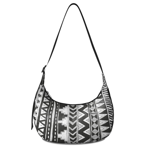 Lightweight Tote for Women – Water-Resistant Nylon Fabric, Large Capacity with Organization, Tribal, Tribal patterns, Hippie, Earthy Style Lightweight Bag