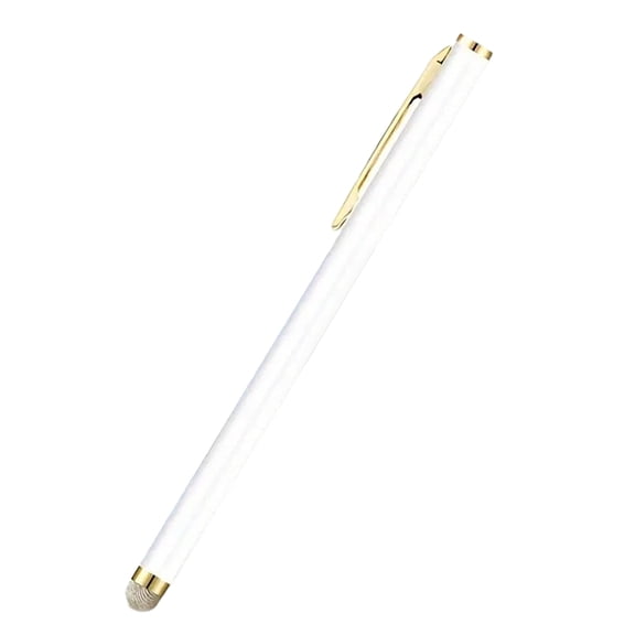 Lightweight Touch Pen Conductive Fabric Tip Golden Clip Ergonomic Design
