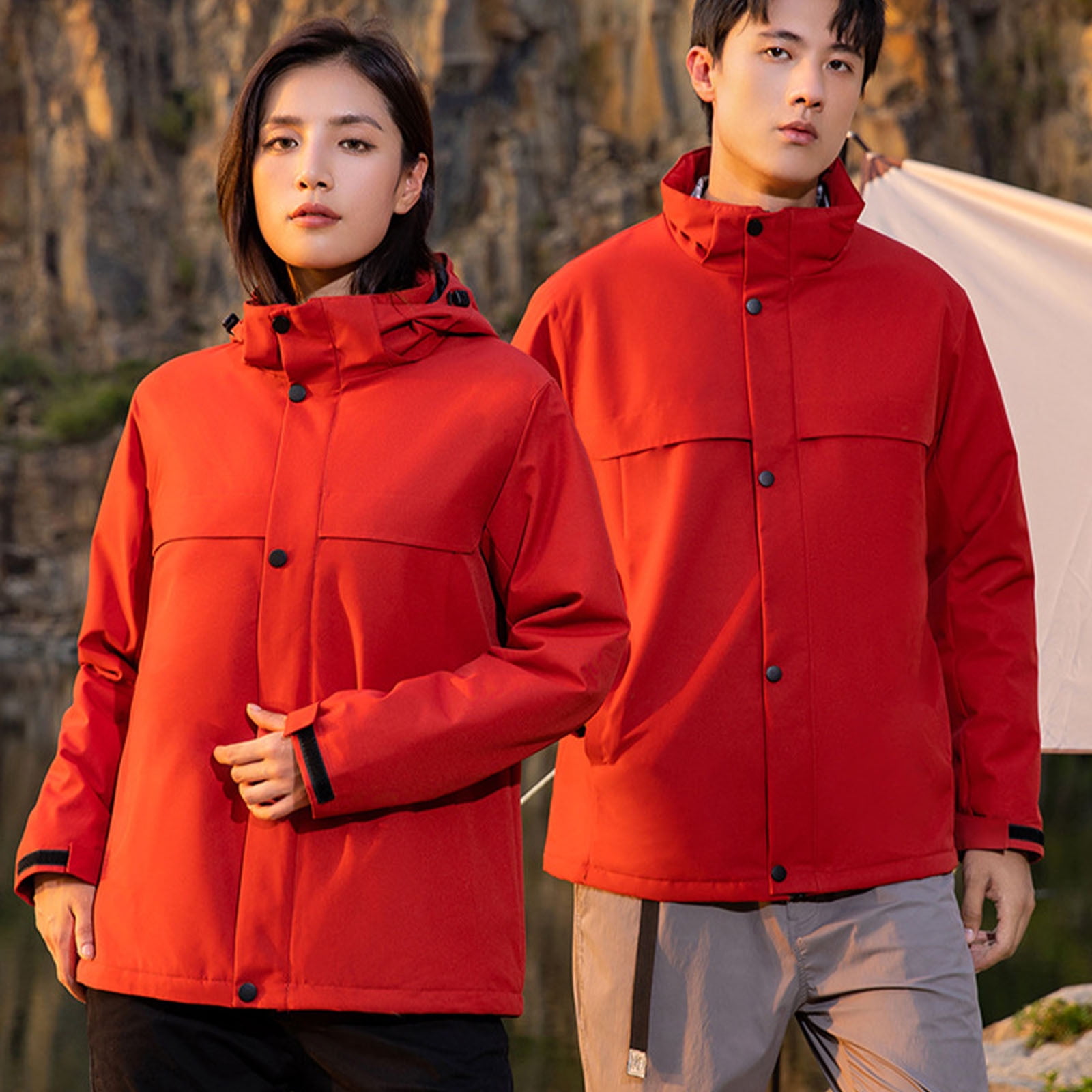 Lightweight Track Jackets Winter Warm Outdoor Leisure Charge Coat