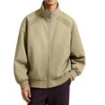 thumbnail image 1 of Lightweight Track Jackets for Men Casual Loose Fit Windbreaker Stylish Light Fall Spring Golf Work Dress Business Coat with Side Pocket, 1 of 7