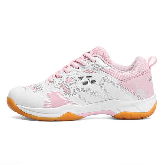Lightweight Training Badminton Shoes Girls Tennis Shoes Women Court Shoes for Pickleball Sturdy Squash Shoes Sneaker
