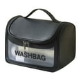 thumbnail image 1 of Lightweight Transparent Makeup Organizer Portable Travel Cosmetic Pouch For Daily Storage, 1 of 5