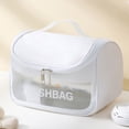 thumbnail image 1 of Lightweight Transparent Makeup Organizer Portable Travel Cosmetic Pouch for Daily and Sundries Storage, 1 of 3