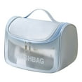 thumbnail image 1 of Lightweight Transparent Makeup Organizer Pouch for Daily and Travel Toiletries Storage, 1 of 4