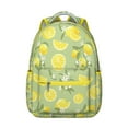 thumbnail image 1 of Lightweight Travel Backpack with Lemon Lover Print Cute and Retro Yellow Floral Design Perfect for School and Daily Use, 1 of 6
