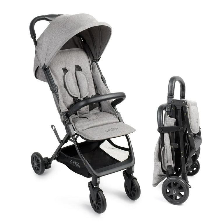 Travel Stroller for Baby Toddlers Easy Fold Compact Stroller with Canopy Storage Basket Multi Position Recline Convenient One Hand Fold