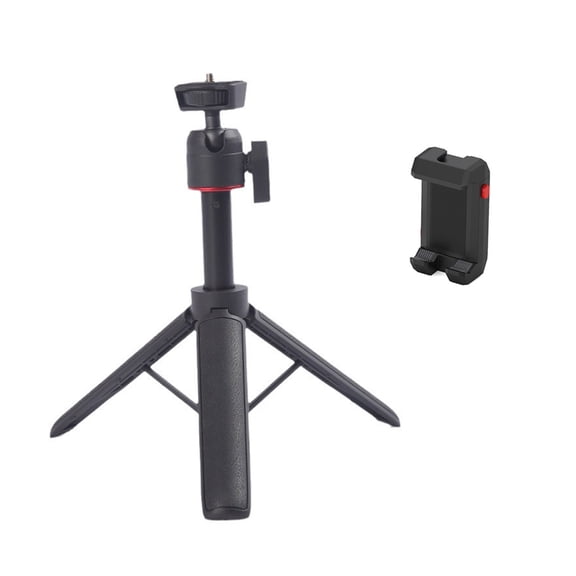 Lightweight Travel Tripod Extendable Stick for Vloggers and Photographers Aluminum Build with Phone Holder
