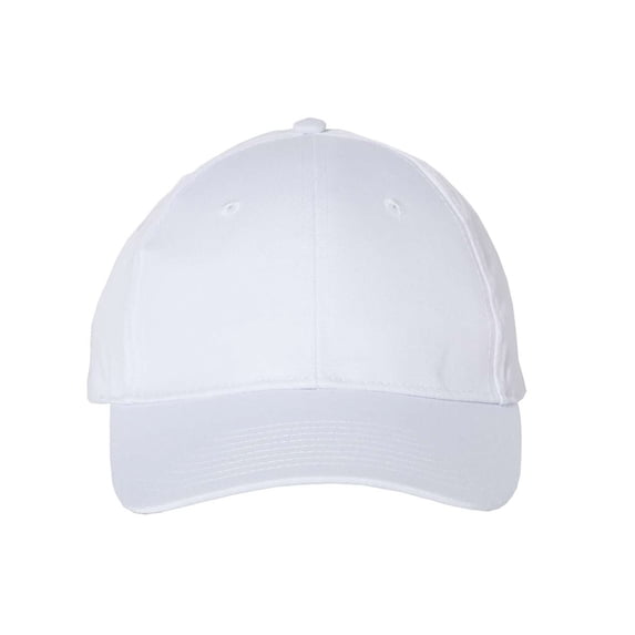 Lightweight Twill Cap, Adjustable, White