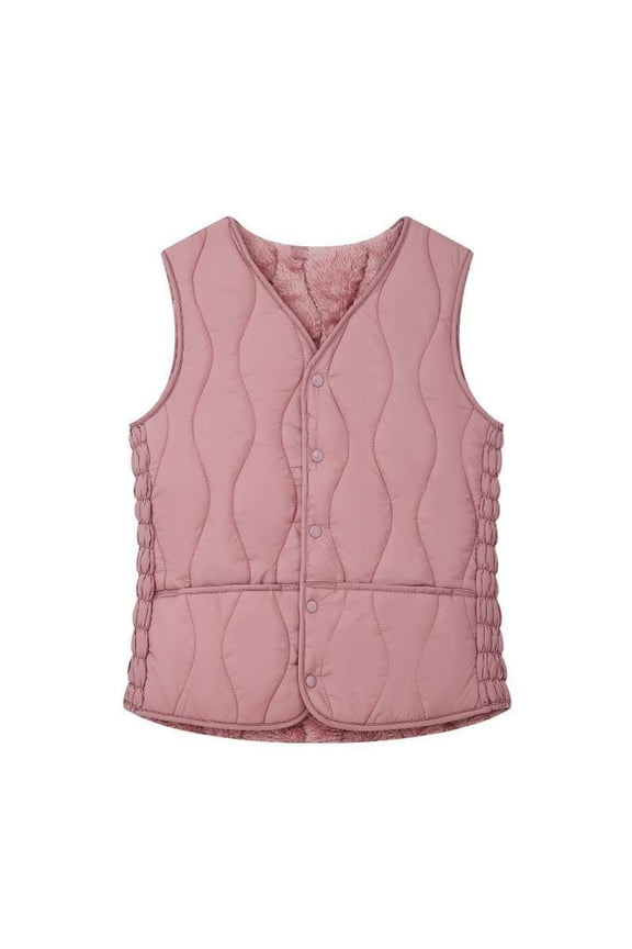 Lightweight Vest Quilted Sleeveless Jacket for Everyday Casual Wear Women’s Autumn Winter Warm Lined Inner Gilet Enhanced Comfort and Insulation Women's Bomber Jacket Casual Coat