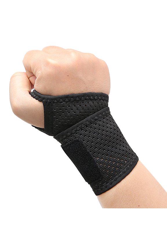 Lightweight Washable Wrist Brace for Workouts, Badminton, Tennis & Training