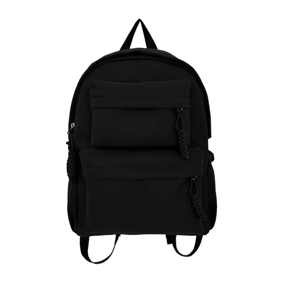 Lightweight Water Resistant Backpack For Women And Men, Large Capacity Laptop Rucksack With Anti Theft Pocket For Travel (Black)