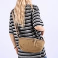 thumbnail image 1 of Lightweight Water Resistant Nylon Crossbody Fanny Pack, Minimalist Sling Waist Bag with Adjustable Strap for Women Daily Walking Travel Gym Phone Wallet Small Item Storage Khaki, 1 of 8