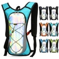 thumbnail image 1 of Lightweight Water-Resistant Nylon Drawstring Outdoor Backpack, Large Capacity Hiking Travel Sports Daypack for Men & Women, 1 of 6