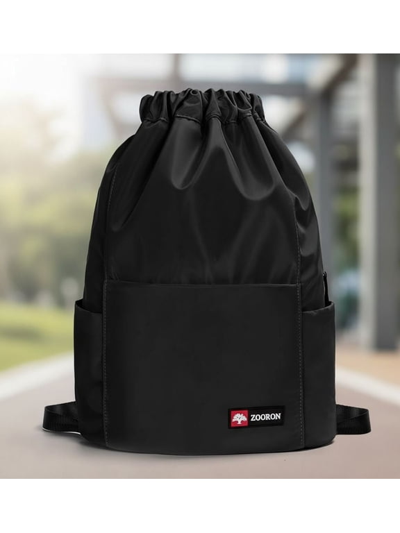 Lightweight Waterproof Drawstring Sports Backpack Gym Sack for Men Women Travel Running