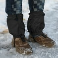 thumbnail image 1 of Lightweight Waterproof Mountaineering Gaiters for Hiking Skiing Snowshoeing - Durable Nylon Snow Covers for Outdoor Adventures - Adjustable Secure Fit (9.4x7.4in), 1 of 6