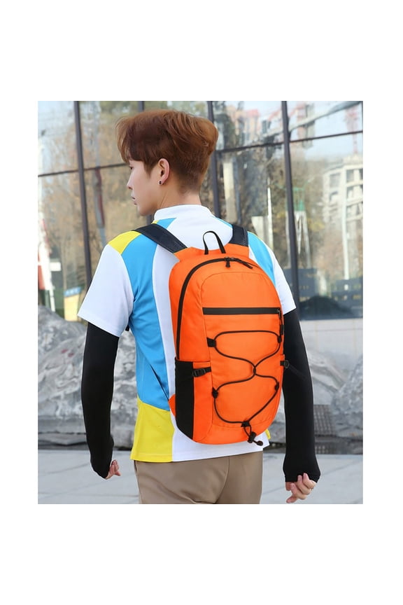 Lightweight Waterproof Outdoor Travel Backpack, Breathable Padded Strap Multi Pocket Daypack, Wear Resistant Zipper Casual Rucksack for Camping Hiking City Trip Daily Outdoor Activity Use