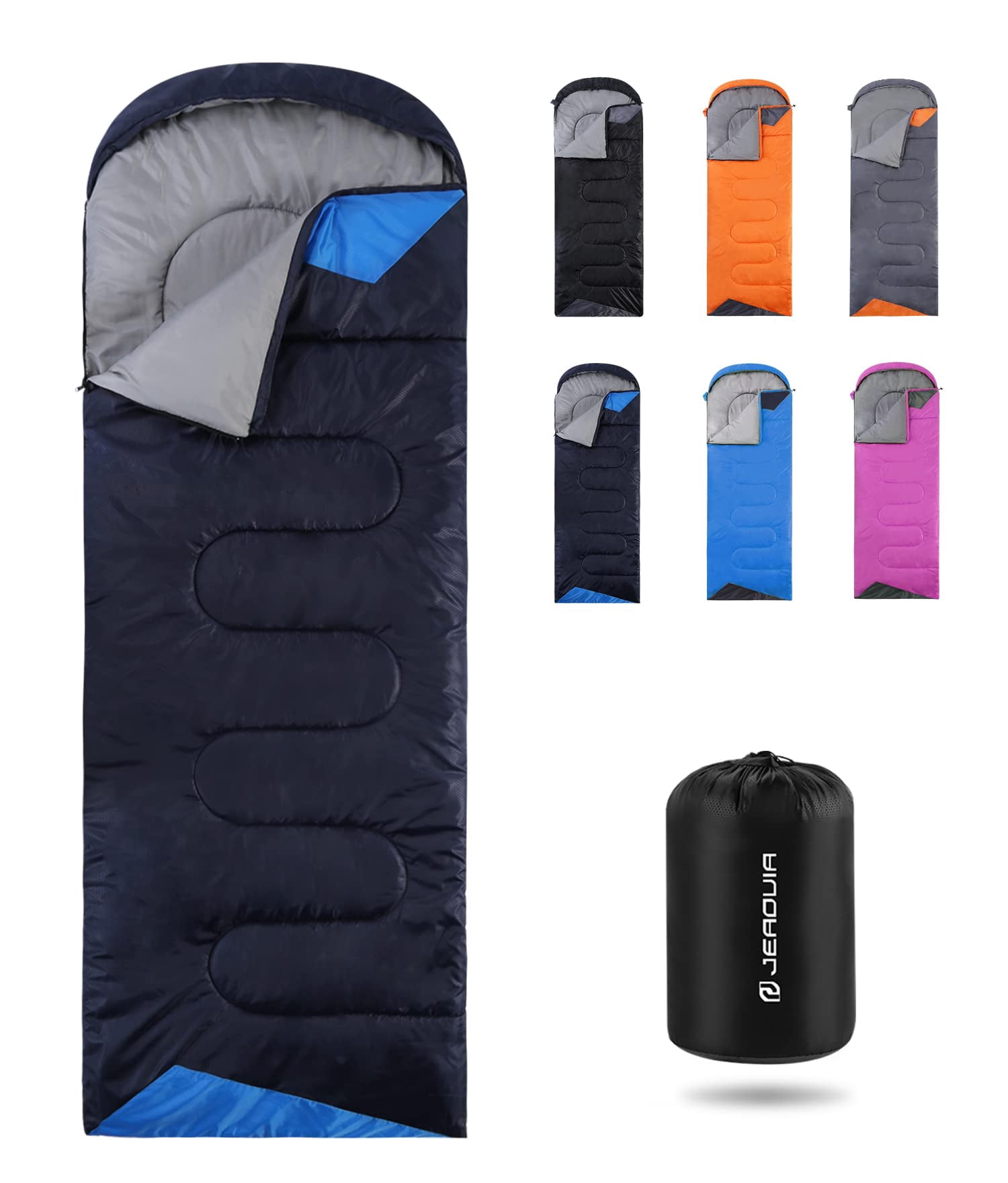 Lightweight Waterproof Sleeping Bag for Adults Cold Weather Backpacking Camping Hiking Outdoor Travel with Compression Sack