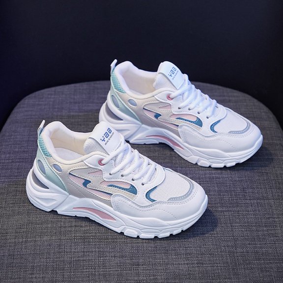 Lightweight White Running Shoes for Women, Designed for Middle And High School Students, Featuring a Soft Sole And a New Autumn Model., Women Shoes, Sneakers