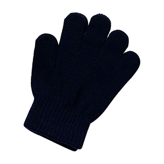 Lightweight Winter Gloves for Men Women,Knit Gloves for Cold Weather,Winter Solid Color Gloves for Cold Weather Driving,Cycling and Hiking,Non-Slip,Elastic Cuff,Stretchy,Durable(Black)