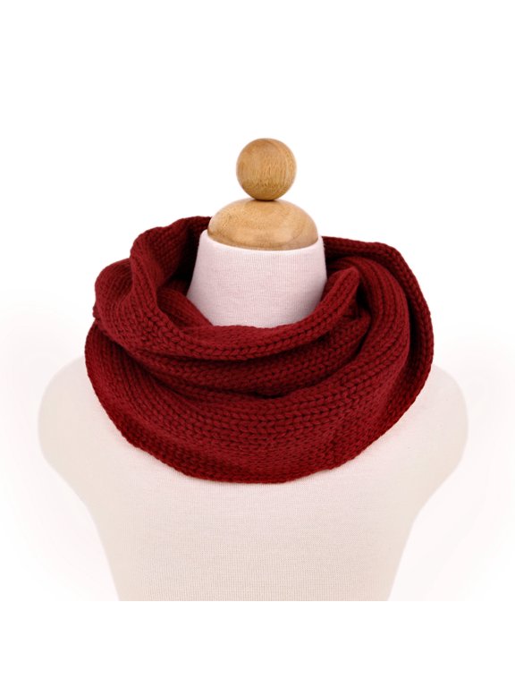 Lightweight Winter Knit Warm Infinity Circle Scarf