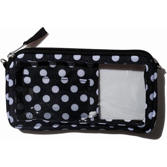 Lightweight Women's Crossbody Phone Pouch with Touchscreen-Friendly Design, Interior Card Slot, Adjustable Strap, Small Crossbody Phone case Holder - Compact & Stylish Phone Wallet (Polkadot)