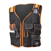 MOMOJIA Safety Work Vest Tool Vest Maintenance Kit Multi-Pocket Vest Oxford Cloth Work Vest with Multi-Pockets Tool Holders