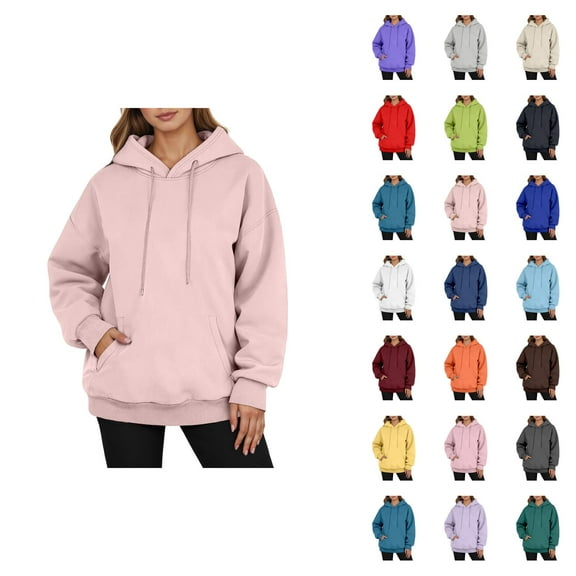 Lightweight Zip Up Hoodie Women Oversized Womens Hoodies Casual Workout Sweatshirt Men's Pullover Long Sleeve Comfortable Winter Warm Lined With Drawstring Pocket For Daily Wear