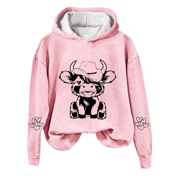 Lightweight Zip Up Hoodie Women Fall Oversized Hooded Long-sleeved Batwing Drop Shoulder Drawstring Heart Print Cotton Sweatshirt Hoodie(Pink,L)