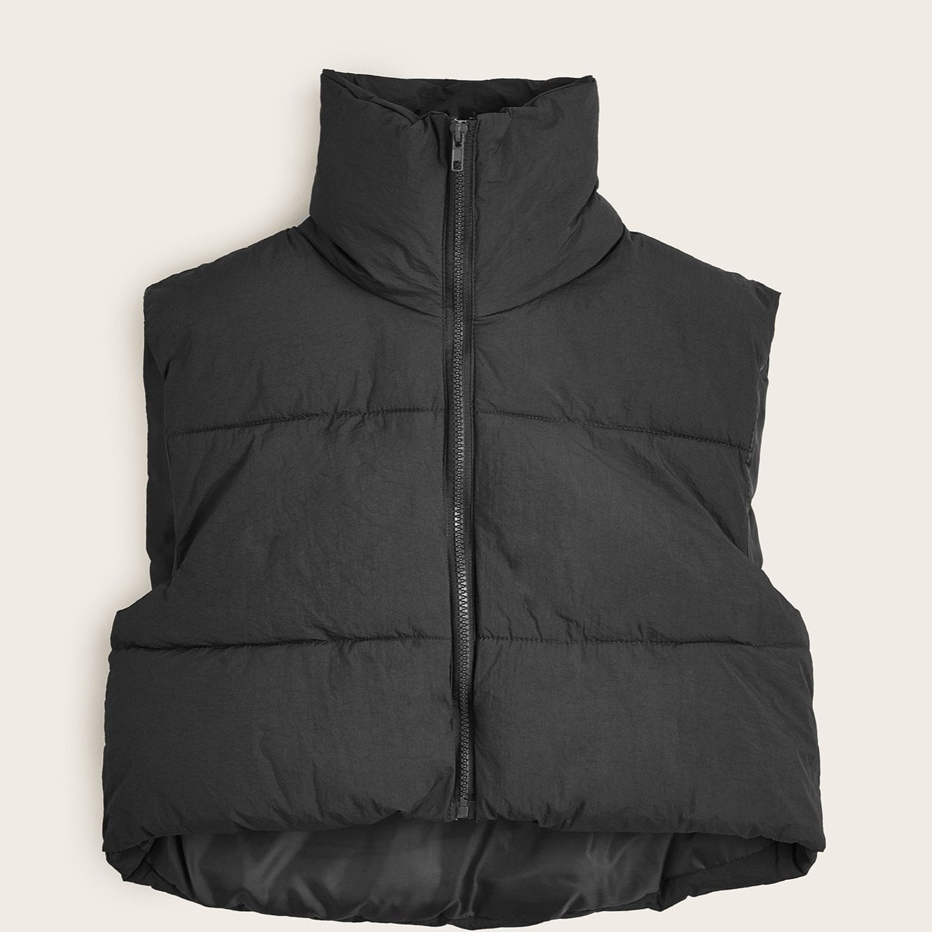 Lightweight Zip Up Vest Coat, Solid Sleeveless Thermal Vest Coat For ...