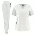 thumbnail image 1 of Lightweight and Breathable Uniform Set Great for Work Functional Scrubs Set for Medical Students & Healthcare Workers, 1 of 7