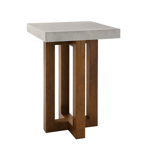 Lightweight and Industrial-Style - Enhance Your Living Space with a Unique Cross-Shaped End Table