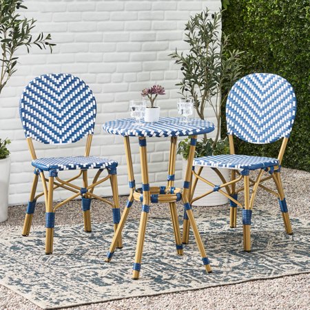 Lightweight and Stable Design | Suitable for Residential Outdoor Use | French-Inspired Bistro Set