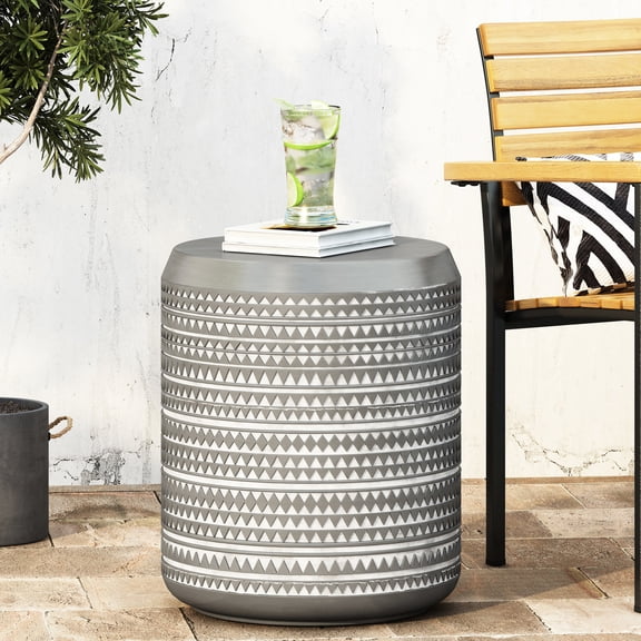 Lightweight and Sturdy Table | Bohemian Decor, No Assembly | Outdoor Patio Areas