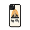 thumbnail image 1 of Lightweight iPhone 15 Case - Yellowing Resistant with Festive Candle Design & ' Happy Birthday ' Text - Perfect for Celebrating Birthdays, 1 of 6