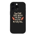 thumbnail image 1 of Lightweight iPhone 15 Pro Case - Yellowing Resistant with Unique Decorative Orange Leaf Pattern and Humorous Text Design, 1 of 6