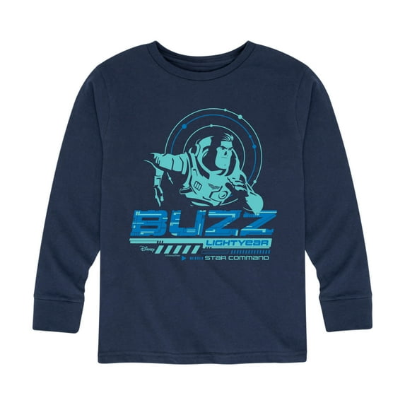 Lightyear - Blue Buzz - Toddler And Youth Long Sleeve Graphic T-Shirt