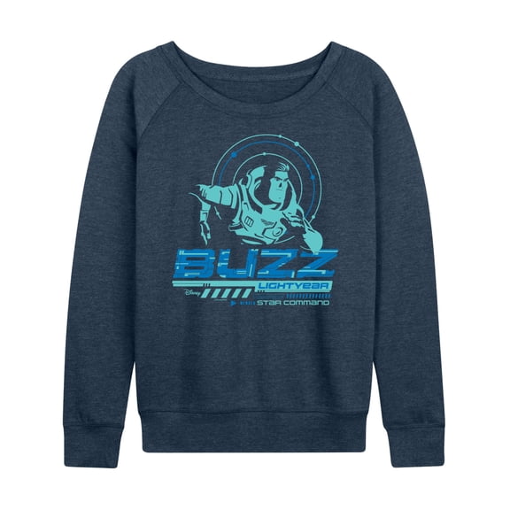 Lightyear - Blue Buzz - Women's Lightweight French Terry Long Sleeve Shirt