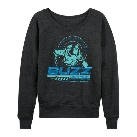 Lightyear - Blue Buzz - Women's Lightweight French Terry Long Sleeve Shirt