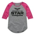thumbnail image 1 of Lightyear - Property of Star Command - Toddler And Youth Girls Raglan Graphic T-Shirt, 1 of 5