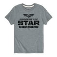 thumbnail image 1 of Lightyear - Property of Star Command - Toddler And Youth Short Sleeve Graphic T-Shirt, 1 of 5