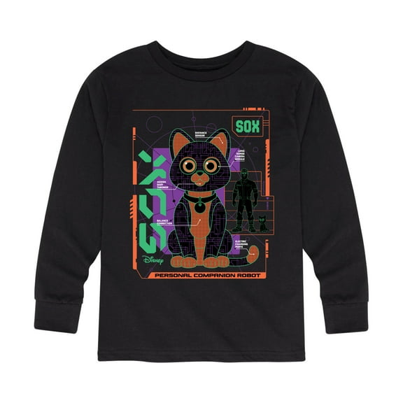 Lightyear - Sox Diagram - Toddler And Youth Long Sleeve Graphic T-Shirt